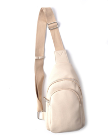 Beige cross body