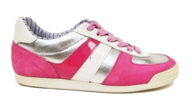 roze wit zilver sneaker