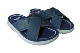 Blauw kruisband slipper