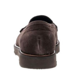 Bruin suéde loafer
