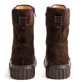 Bruin suéde veter boot