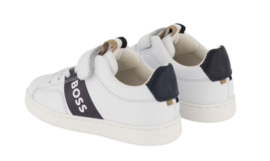 Wit leren sneaker BOSS