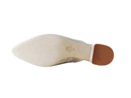 Leren muiltje in beige