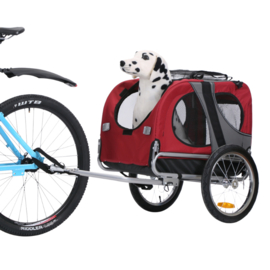 Topmast Hondenfietskar Original - Opvouwbaar - Rood - Medium