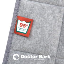 Doctor Bark Fleece-Quilt Hondendeken grijs