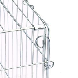 Topmast Konijnenren - Puppyren - Verzinkt Staal - Maat XL plat dak