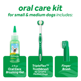 Tropiclean - Fresh Breath - Oral Care Kit voor kleine honden - 59ml