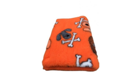 Vet Bed Dog Crossbones Oranje anti-slip