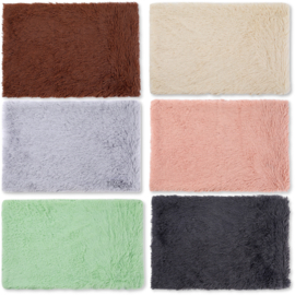 FLUFFY BLANKET - PLUCHE HONDENDEKEN - 100 X 75 CM - DIVERSE KLEUREN