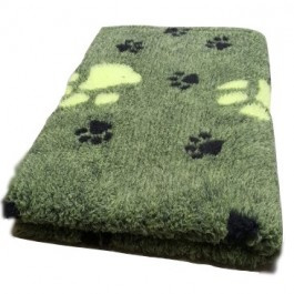 Vet Bed Groen 3 Kleur Grote Voetprint Latex Anti Slip