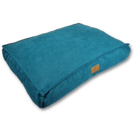 TOPMAST HONDENKUSSEN - VELOURS SOFT SERIE - TURQUOISE