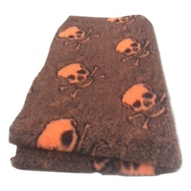 Vet Bed Skulls Oranje Latex Anti Slip