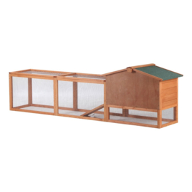 Topmast Konijnenhok Sunshine Jumbo - 230 x 53 x 70 cm - Voor Buiten - Hout