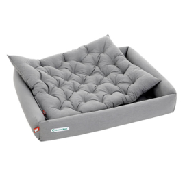 Doctor Bark orthopedische hondenmand set met inlegkussen licht grijs