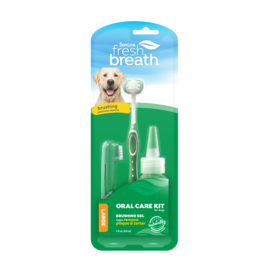 Tropiclean - Fresh Breath - Oral Care Kit voor grote honden - 59ml