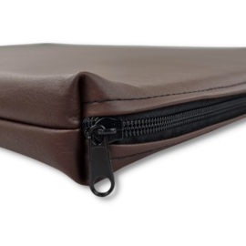 Benchkussen Bruin Leatherlook Splashproof!