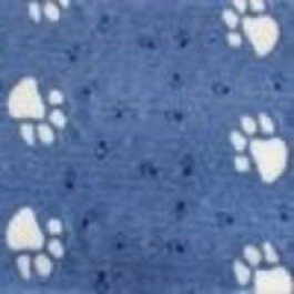 Vet Bed Blauw Grote Voetprint - Latex Anti Slip