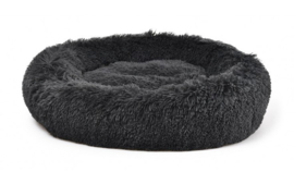 Topmast Donut mand - honden en katten slaapbed - 75 cm - Antraciet -