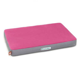 Doctor Bark hondenmatras Hot Pink - Lichtgrijs