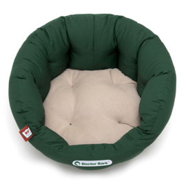 Doctor Bark Hondenmand Rond Mosgroen – Beige