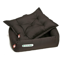 Doctor Bark orthopedische hondenmand set met inlegkussen bruin