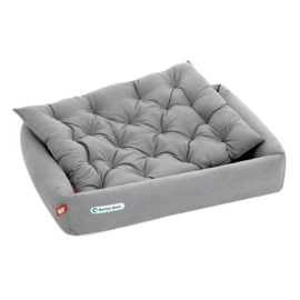 Doctor Bark orthopedische hondenmand set met inlegkussen licht grijs
