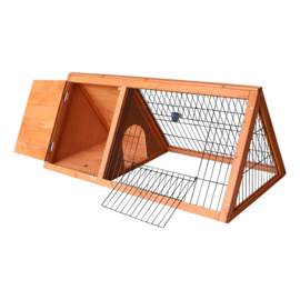 Topmast Fluffy Fields Konijnenren - 100 x 49 x 41 cm - Voor Buiten - Hout