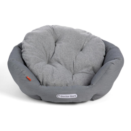 Doctor Bark Hondenmand Rond  Licht Grijs