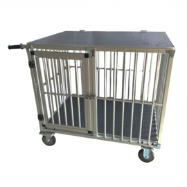 TOPMAST SHOWTROLLEY EXPOSE - VOOR 1 HOND - ALUMINIUM - MET WIELEN - DIVERSE MATEN