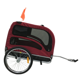 Topmast Hondenfietskar Original - Opvouwbaar - Rood - Large