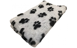 Vet Bed Xtra Soft - 2 kleur Big Paw- Grijs Zwart latex anti-slip