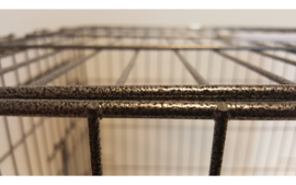 Hondenbench Topmast Premium Black Silver Coating