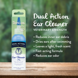 Tropiclean - Dual Action Ear Cleaner - 118ml