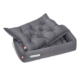 Doctor Bark orthopedische hondenmand set met inlegkussen grijs