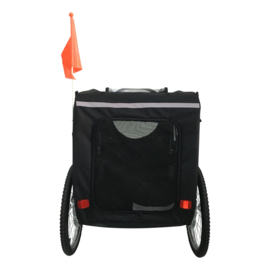 Topmast Hondenfietskar Classic - Opvouwbaar - Zwart - XL