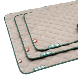 Doctor Bark Fleece-Quilt Hondendeken Beige en Mosgroen