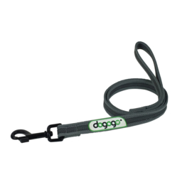 Dogogo antislip riem met handvat 14mm breedte, grijs