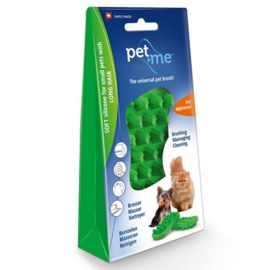 Pet+Me Kat Korte haren Borstel Blauw