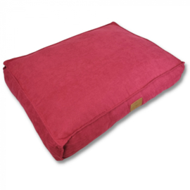 TOPMAST HONDENKUSSEN - VELOURS SOFT SERIE - FUCHSIA