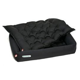 Doctor Bark orthopedische hondenmand set met inlegkussen zwart