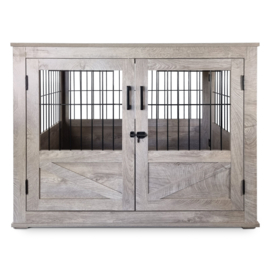 Topmast Luxueus Bench Rustic - Large - 98 x 71 x 79 cm - Grey Weathered