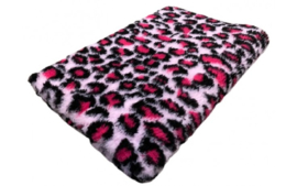 Vet Bed Luipaard Roze Latex Anti Slip