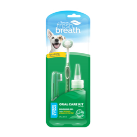 Tropiclean - Fresh Breath - Oral Care Kit voor kleine honden - 59ml