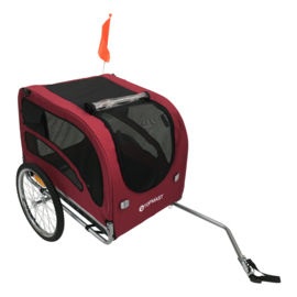 Topmast Hondenfietskar Classic - Opvouwbaar - Rood - XL