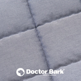 Doctor Bark Fleece-Quilt Hondendeken grijs