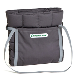 Doctor Bark 2in1 reistas met reisdeken voor de hond grijs