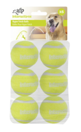 AFP Interactive Hyper Fetch Super Bounce Tennis Balls 6 stuks