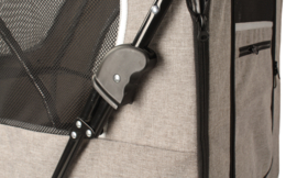 Topmast Hondenbuggy Big Smart - Grijs - 4 Wielen - 40 Kilo Draagvermogen