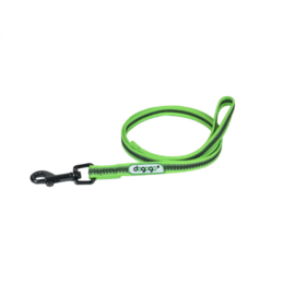 Dogogo antislip riem met handvat 20mm breedte, groen