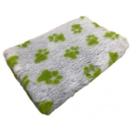 Vet Bed Xtra Soft - 2 kleur Big Paw- Grijs Limegroen latex anti-slip